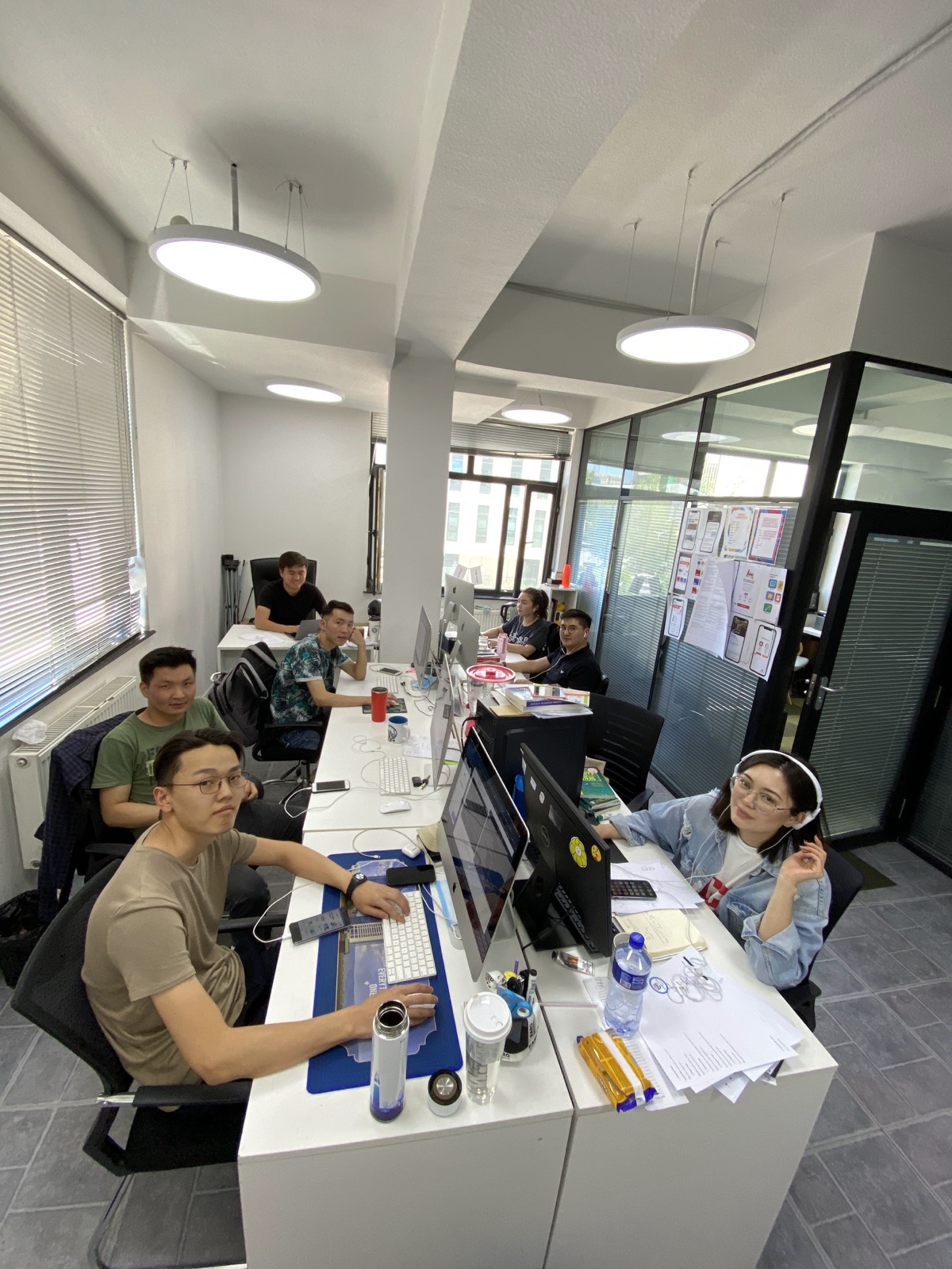HippoCards team at their desks